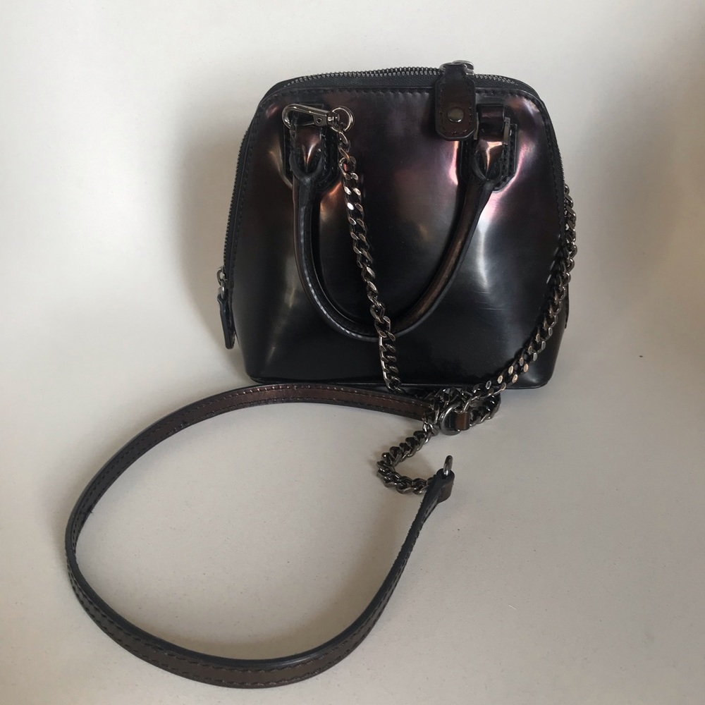 Alice & Olivia black mini Jackie box shoulder bag